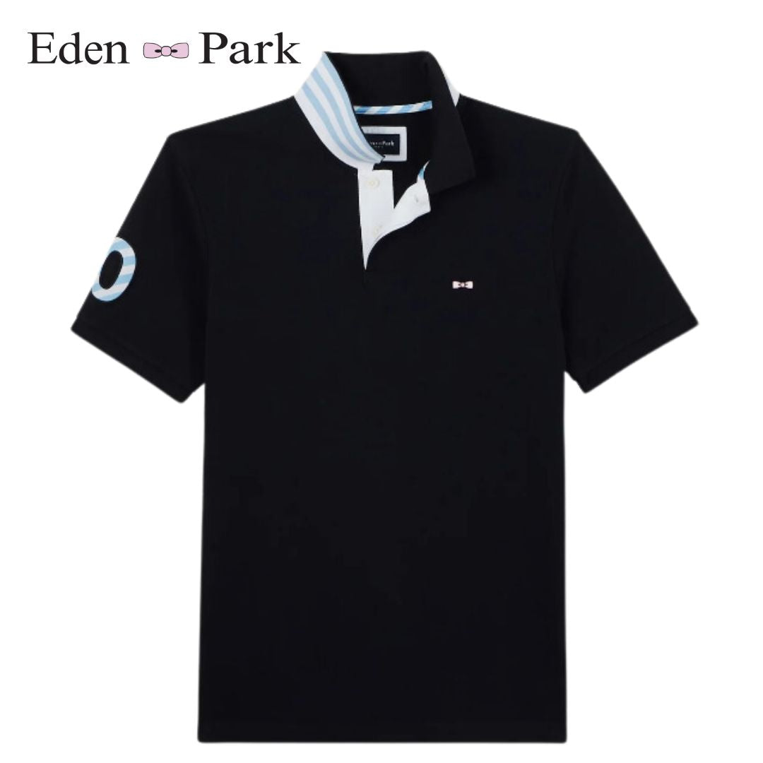 Eden Park Number 10 Navy Polo Shirt Navy