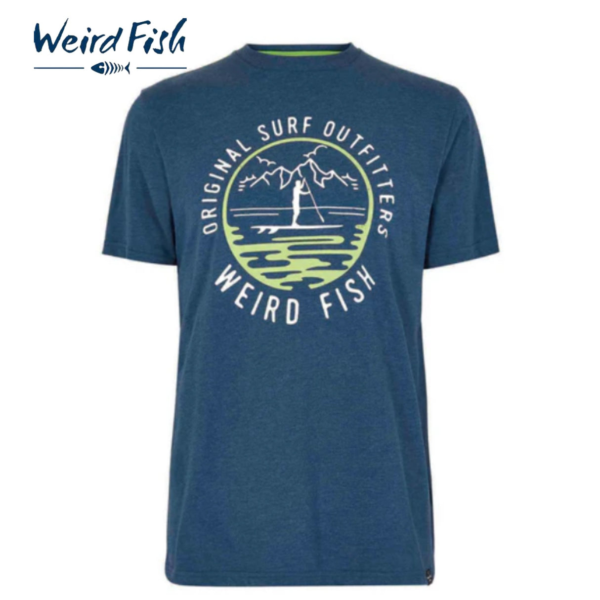 Weird Fish Paddle Blue T-Shirt Blue