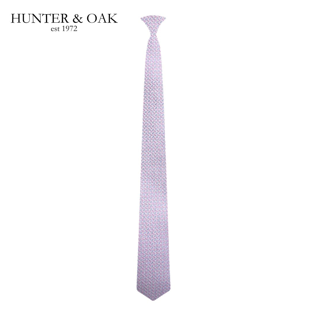 Hunter & Oak X-Long Lilac Stitch Pattern Pink