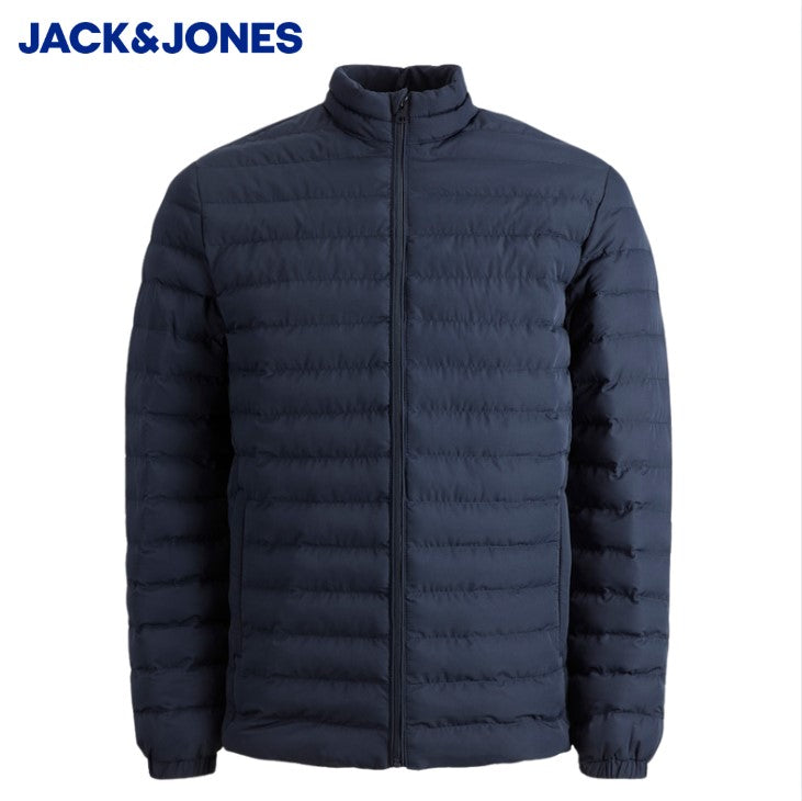 Jack Jones Recycle Navy Puffer Jacket Navy