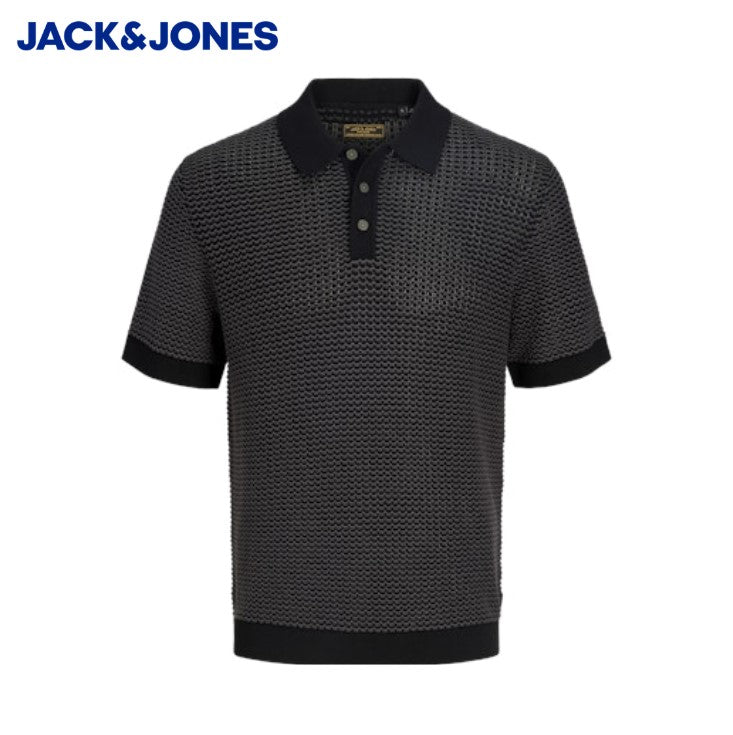 Jack & Jones Kingsley Knit Navy Polo Navy