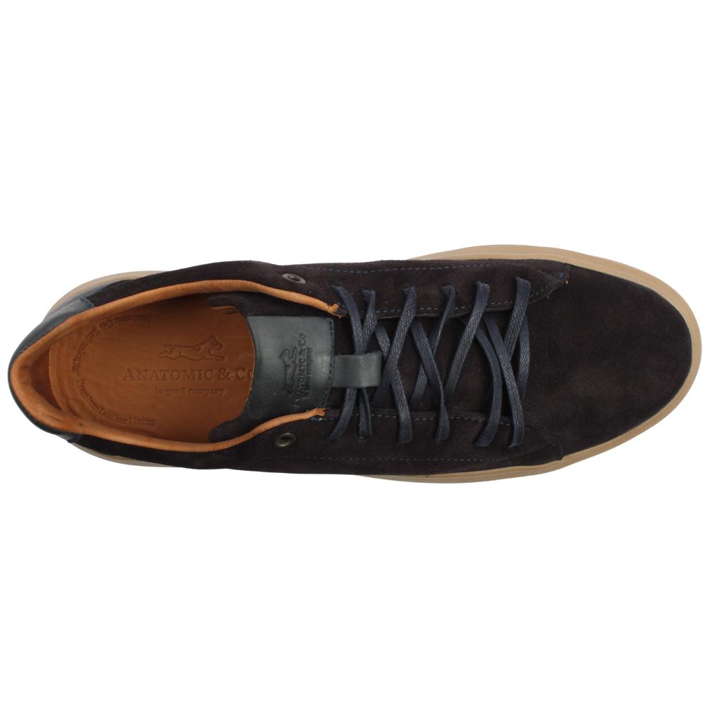 Anatomic Madeiro Navy Suede Trainers Navy