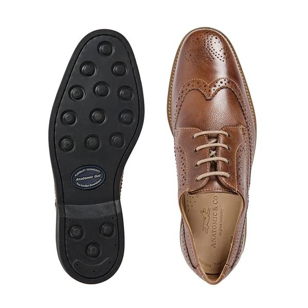 Anatomic Tucano Leather Brogue Shoes Brown