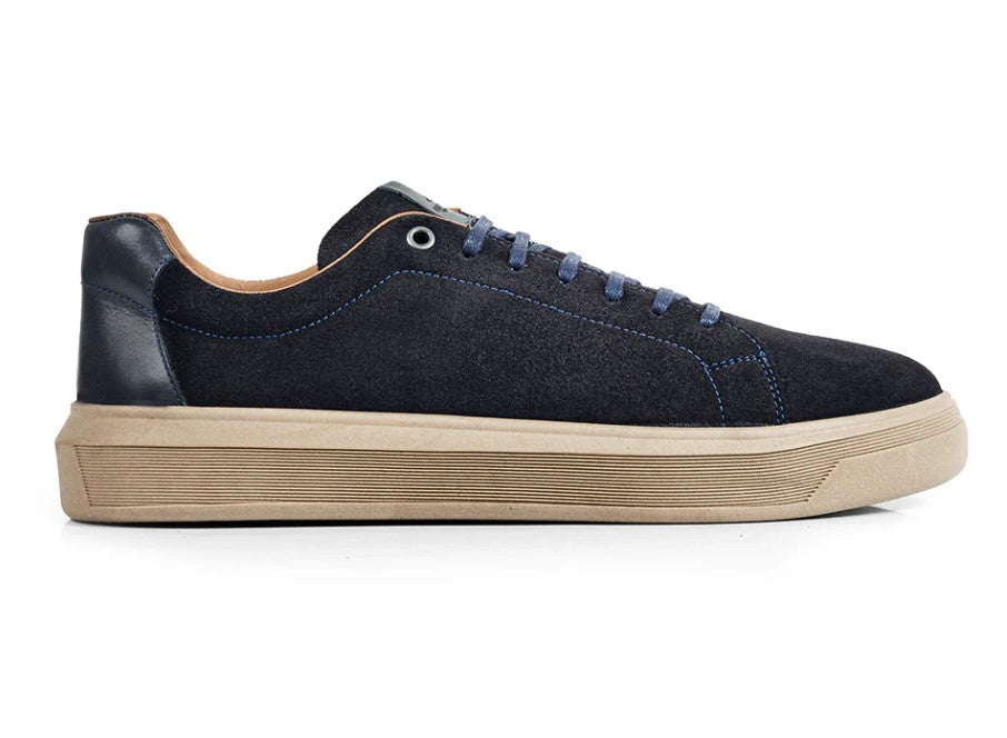 Anatomic Madeiro Navy Suede Trainers Navy