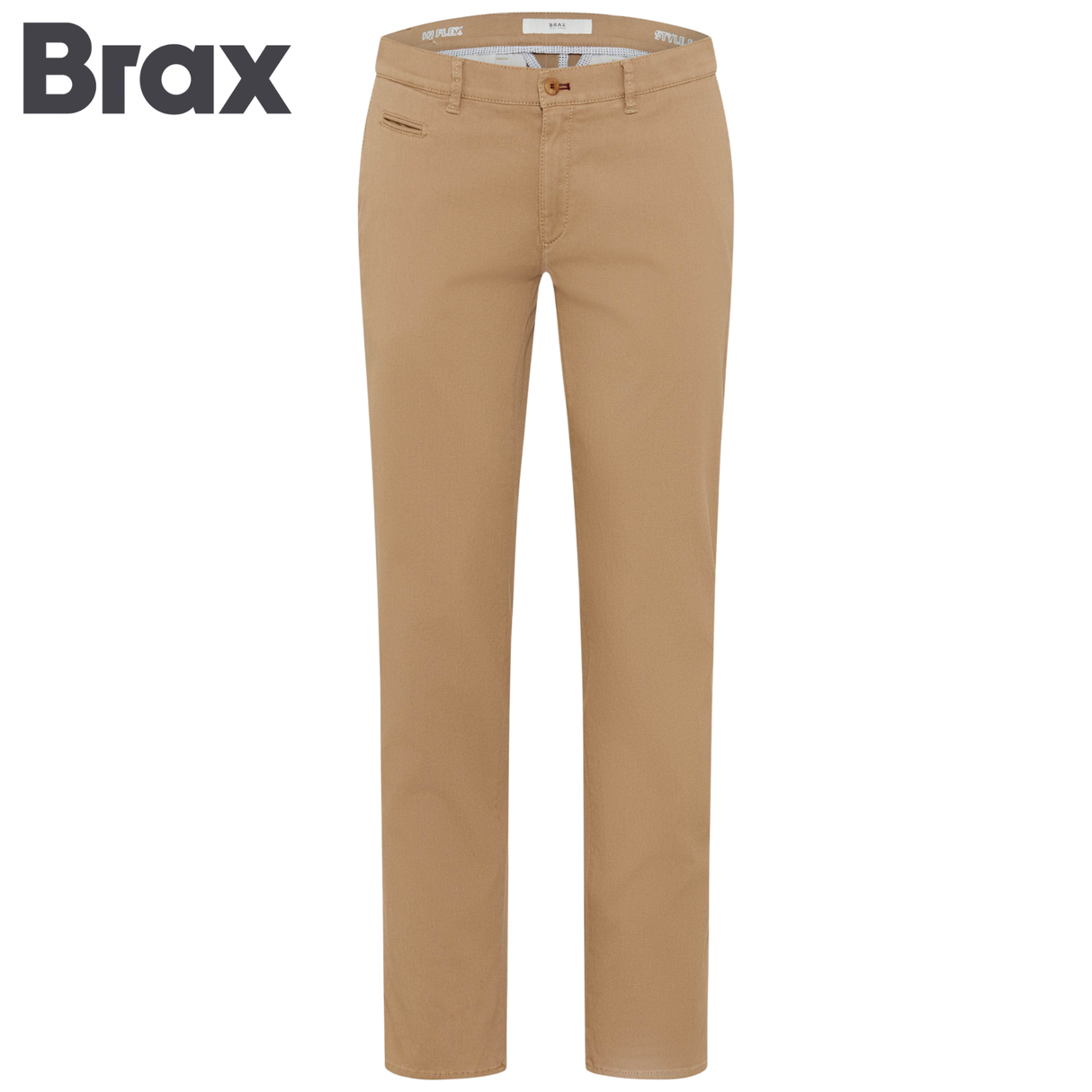Brax X-Tall Fabio Hi Flex Beige Chinos Tan