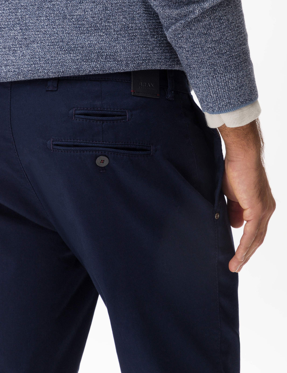 Brax X-Tall Fabio Hi Flex Navy Chinos Navy