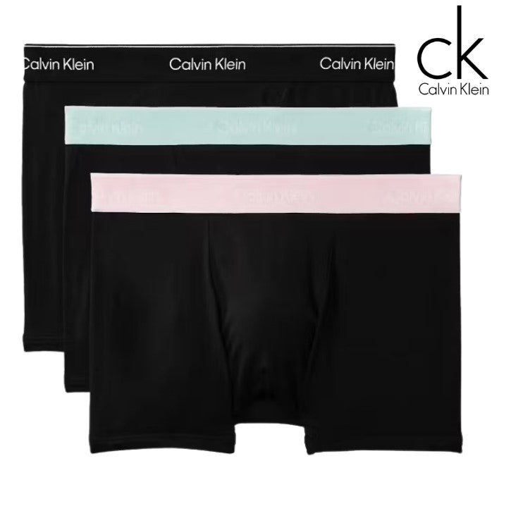 Calvin Klein 3-Pack Relaxed Fit Trunks Black