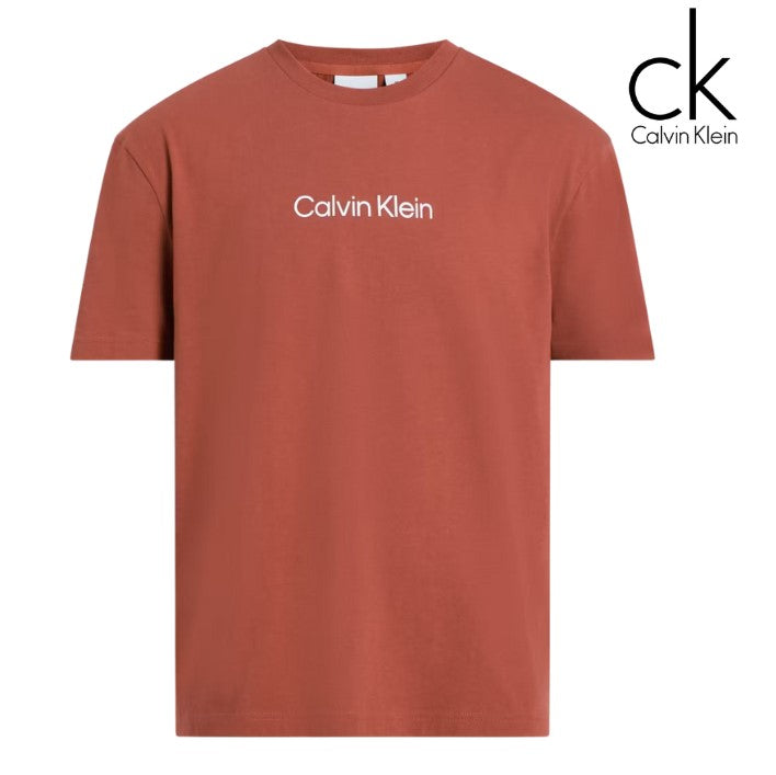 Calvin Klein Hero Logo Crew Neck Tee Red