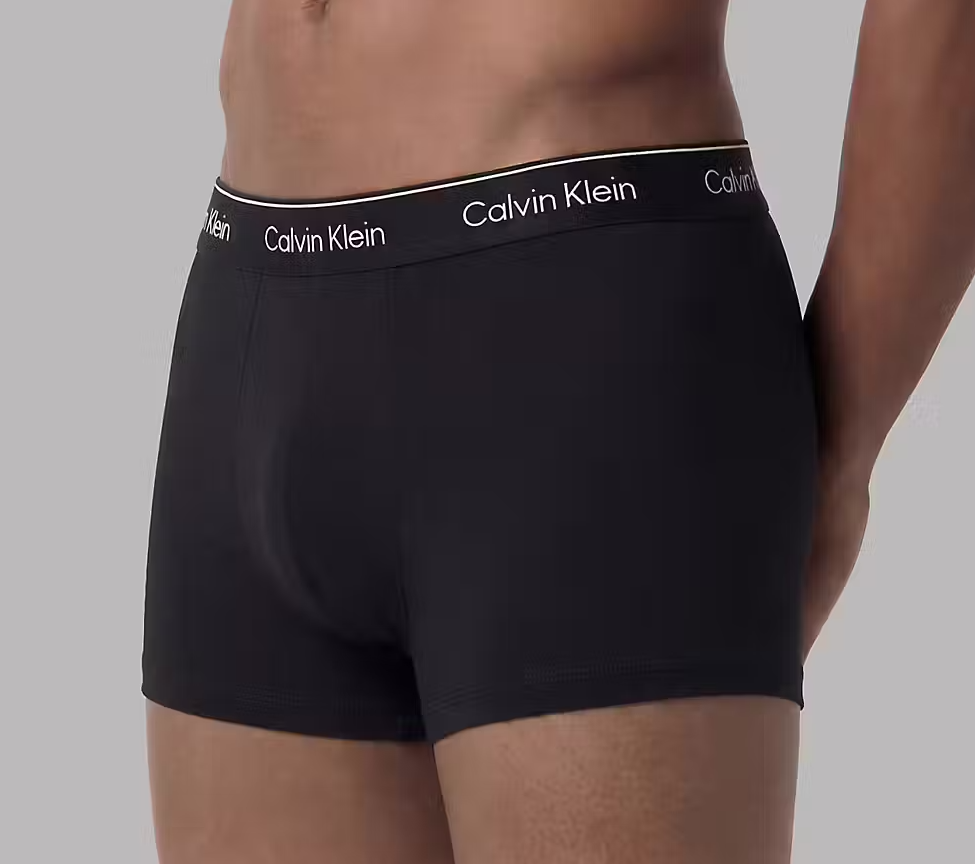Calvin Klein 3-Pack Relaxed Fit Trunks Black