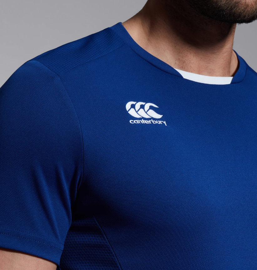 Canterbury Club Dry Blue Crew Neck Tee Blue