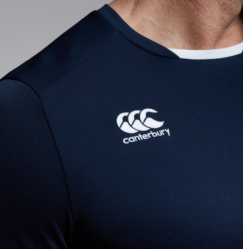 Canterbury Club Dry Navy Crew Neck Tee Navy
