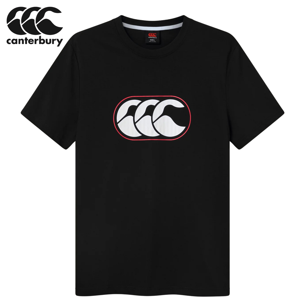Canterbury Rakaia 2.0 Black T-Shirt Black