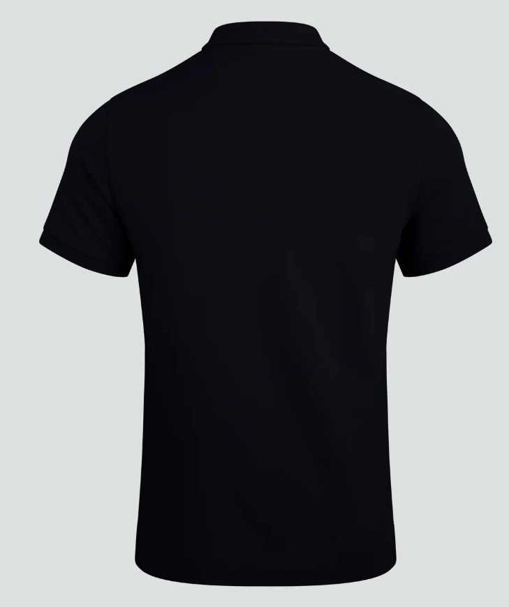 Canterbury Waimak Black Polo Shirt Black