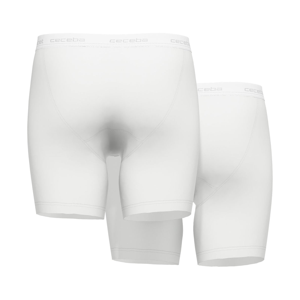 Ceceba 2 Pack White Stretch Long Boxers White