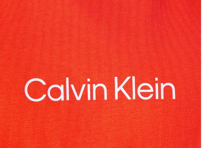Calvin Klein Hero Logo Orange Tee Shirt Orange
