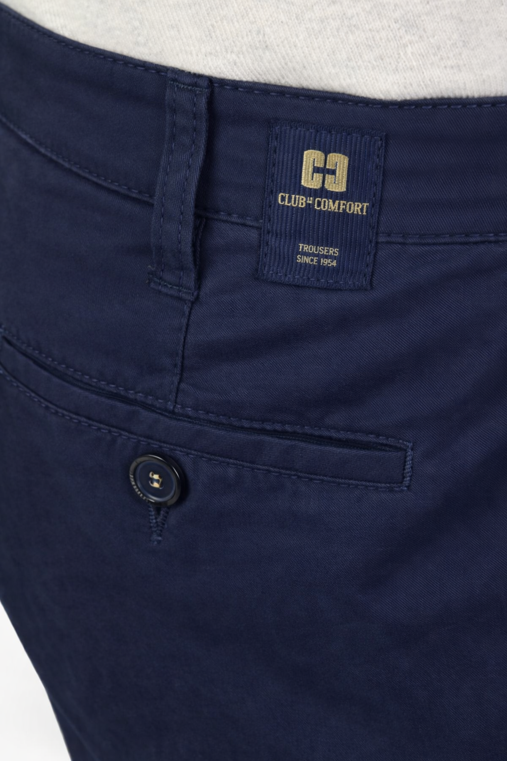 Club Of Comfort Denver Dark Blue Chinos Navy