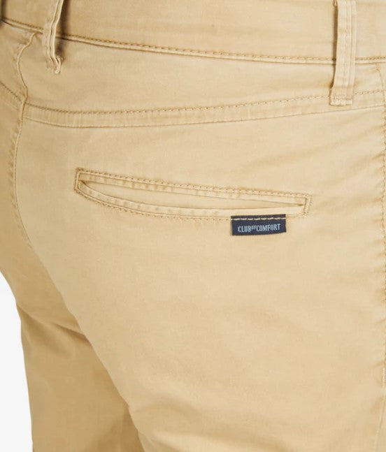 Club Of Comfort Denver Stretch Chinos Beige