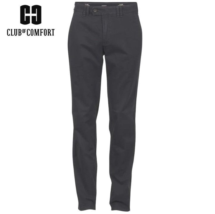 Club Of Comfort Denver Stretch Chinos Navy