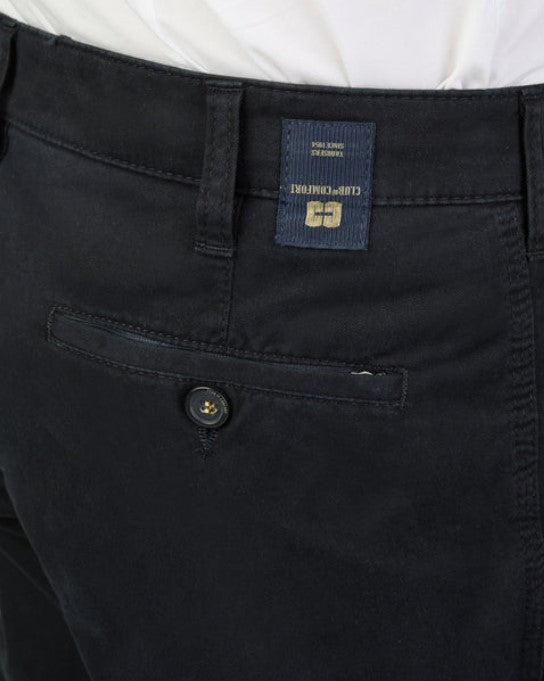 Club Of Comfort Denver Stretch Chinos Navy