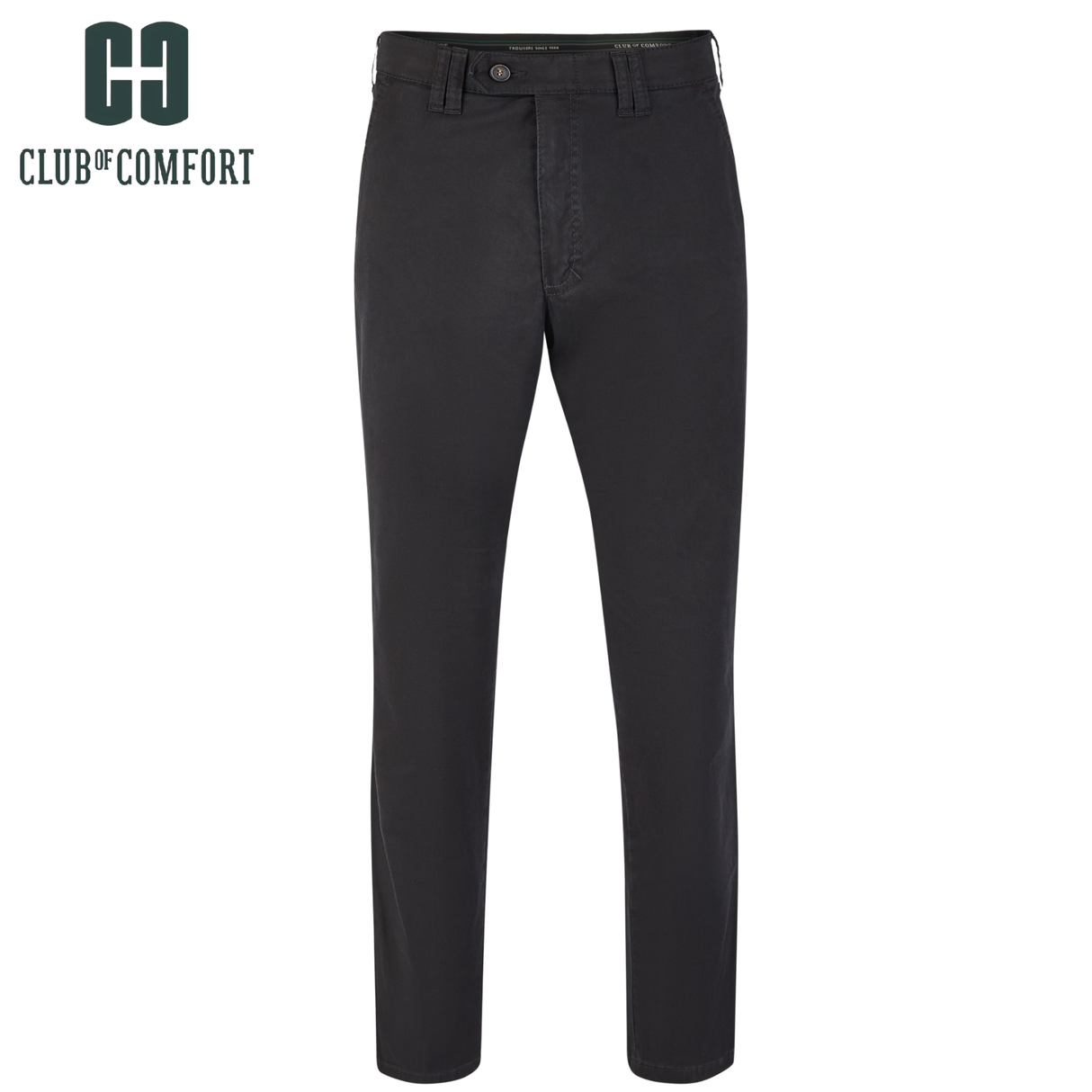 Club Of Comfort Denver Stretch Chinos Navy