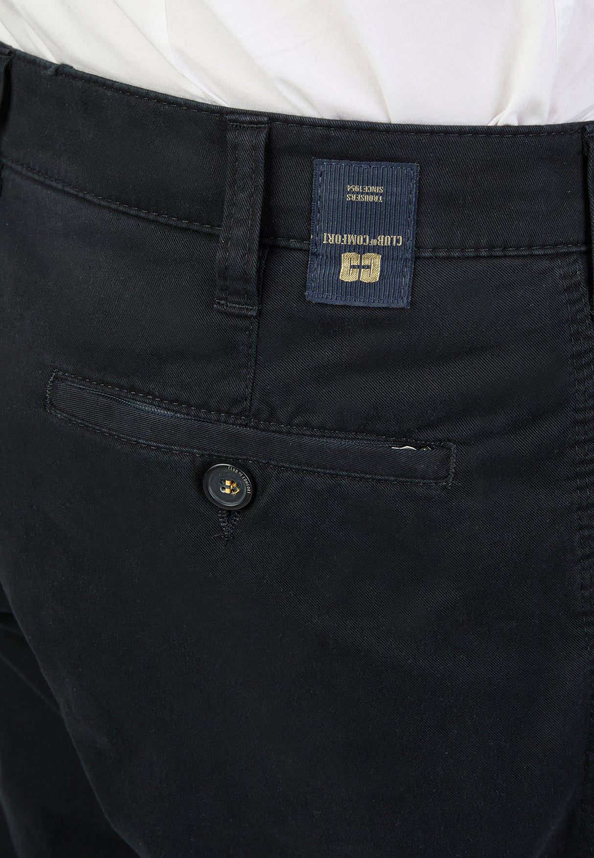 Club Of Comfort X-Tall Stretch Chinos Navy