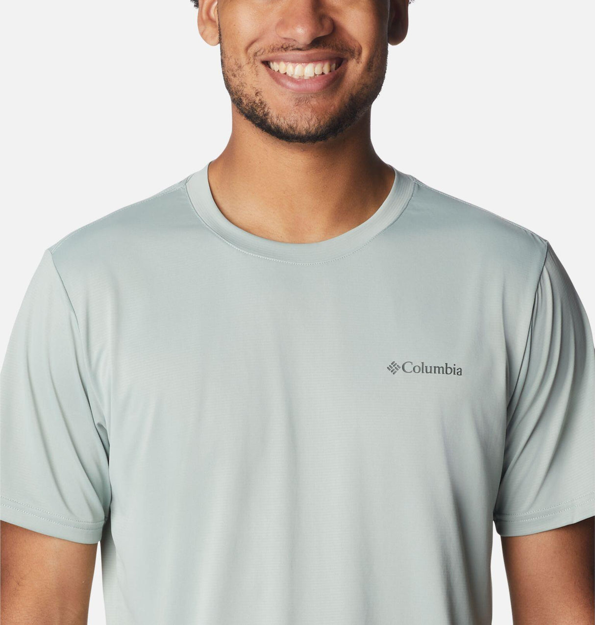 Columbia Hike Crew Neck Light Blue Tee Blue