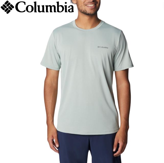 Columbia Hike Crew Neck Sage Green Tee Green
