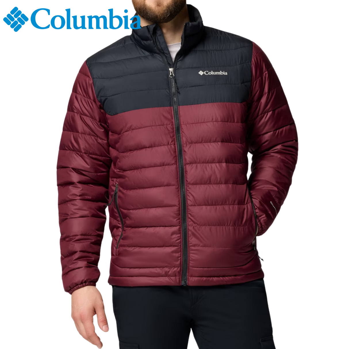 Columbia Powder Lite Rich Wine Jacket Wine
