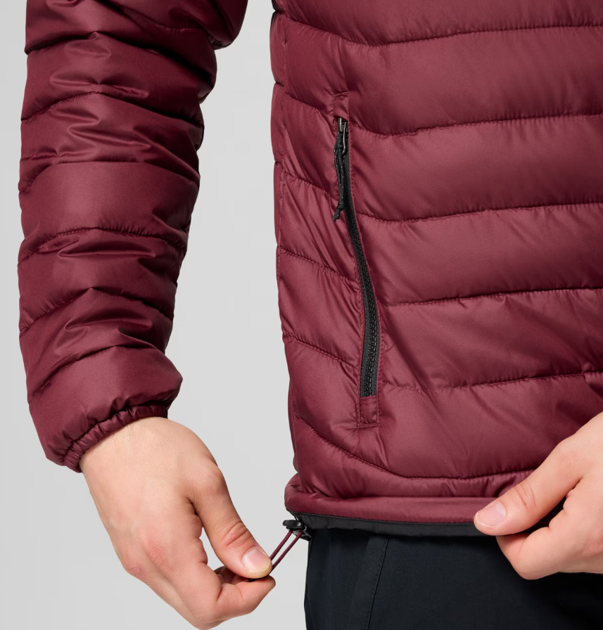 Columbia Powder Lite Rich Wine Jacket Wine