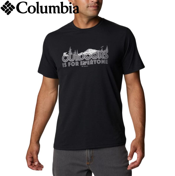Columbia Sun Trek Black Graphic T-Shirt Black
