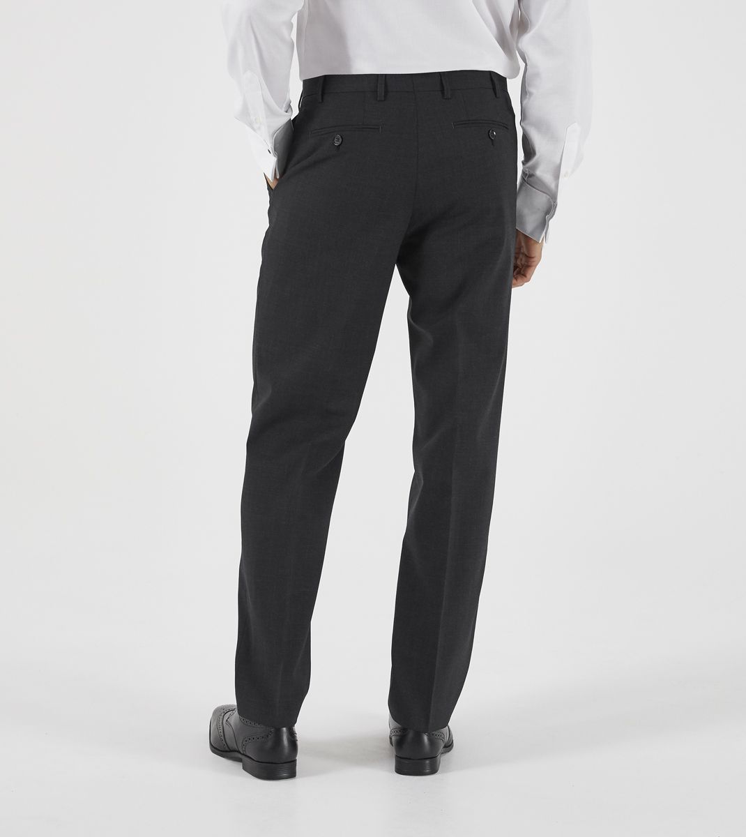 Skopes Darwin Grey Suit Trousers Charcoal