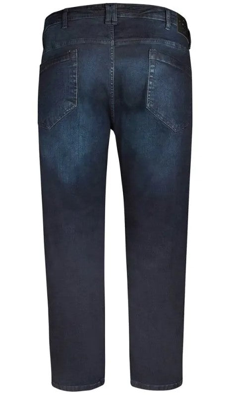 Duke Daniel Stretch Blue Black Jeans Blue