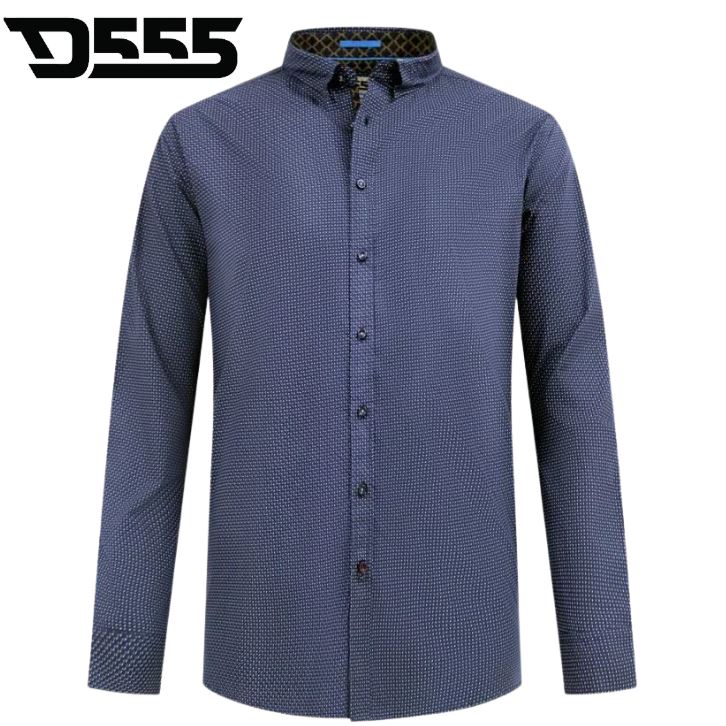 Duke Middlesbrough Navy Microprint Shirt Navy