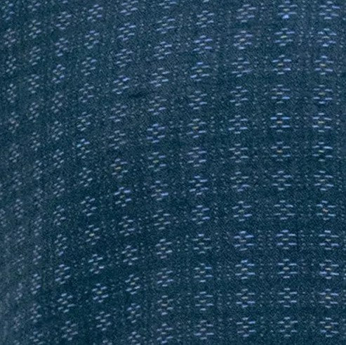 Duke Pontefract Linen Mix Pattern Shirt Navy