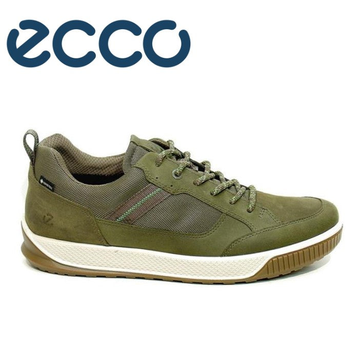 Ecco Byway Gortex Tarmac Laced Shoe Green