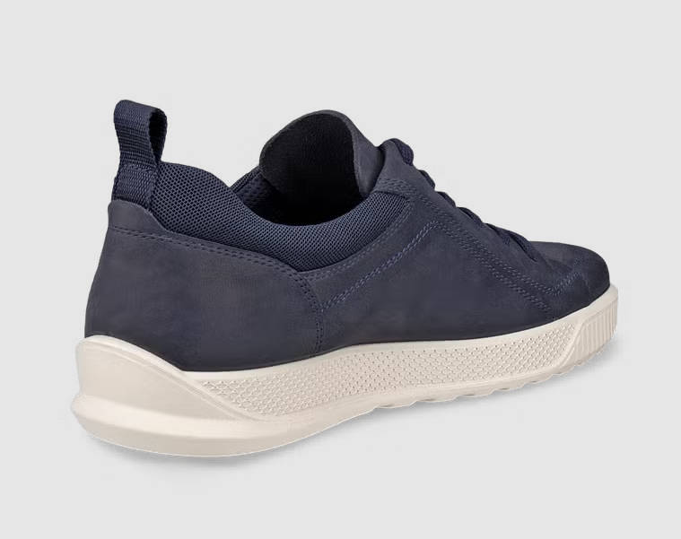 Ecco Byway Nubuck Navy Lace Shoe Navy
