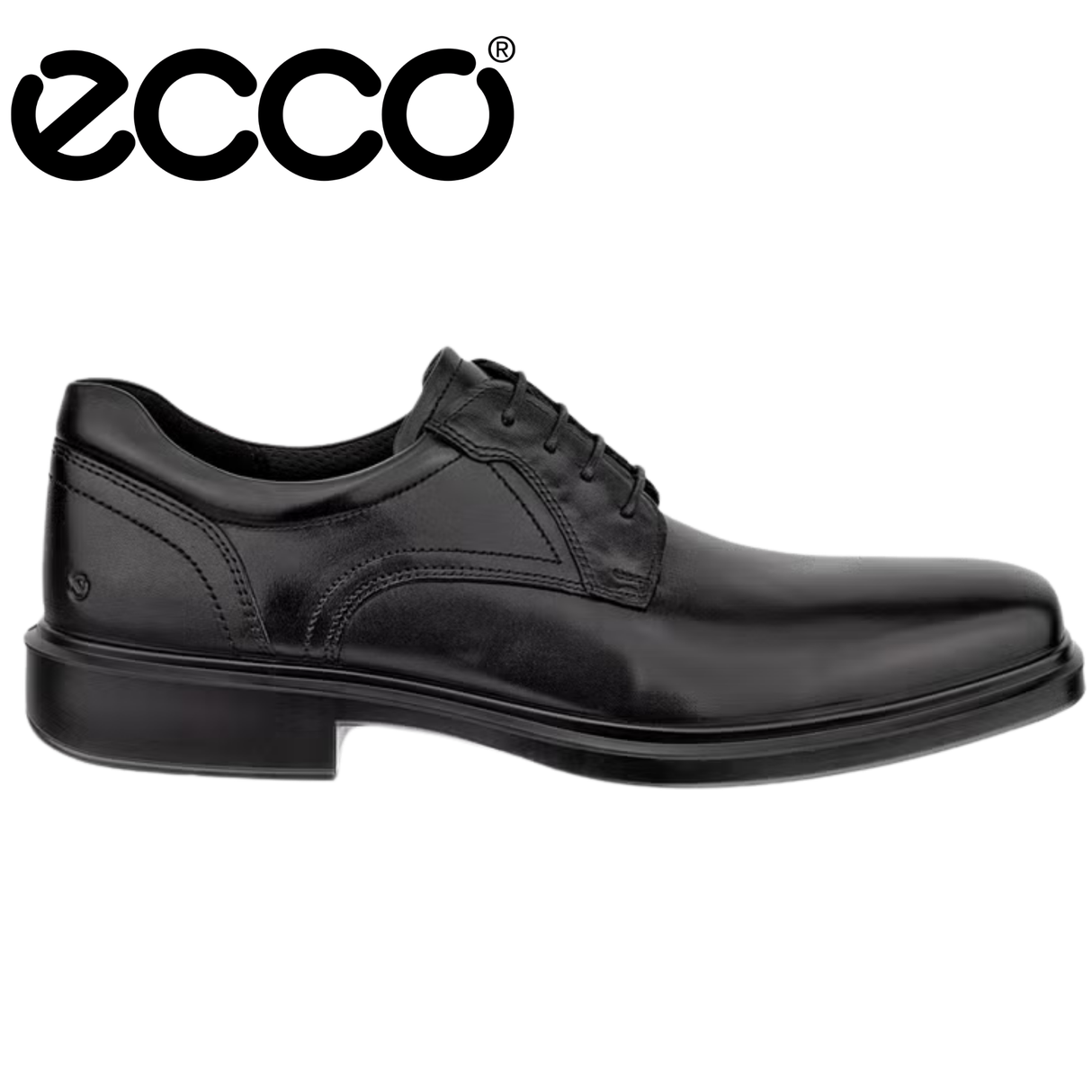 Ecco Helsinki 2 Derby Black Lace Shoe Black