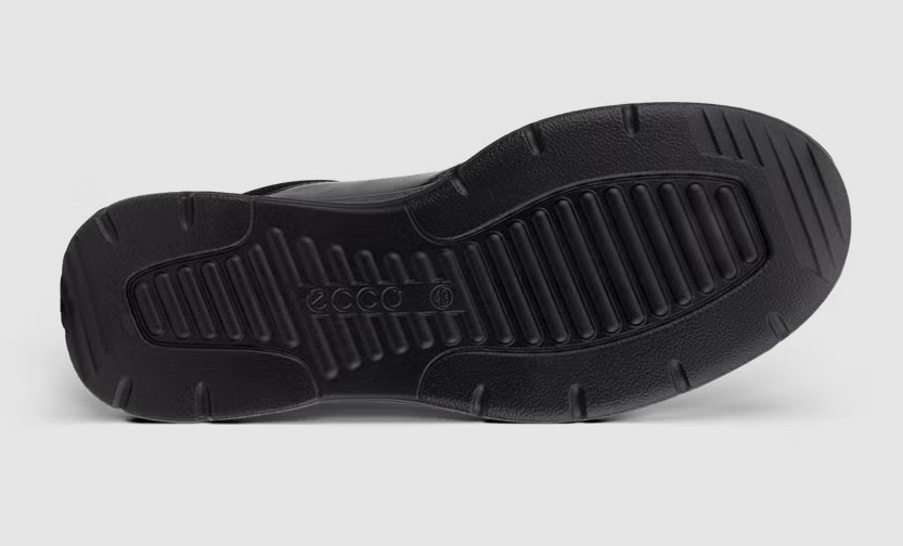 Ecco Irving Leather Black Lace Shoe Black
