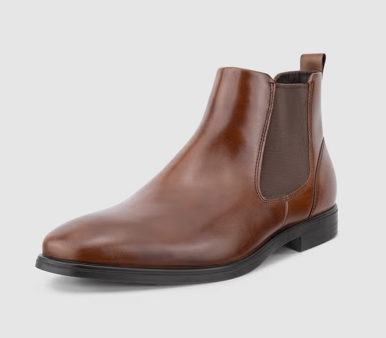 Ecco Melbourne Chelsea Camel Boot Brown