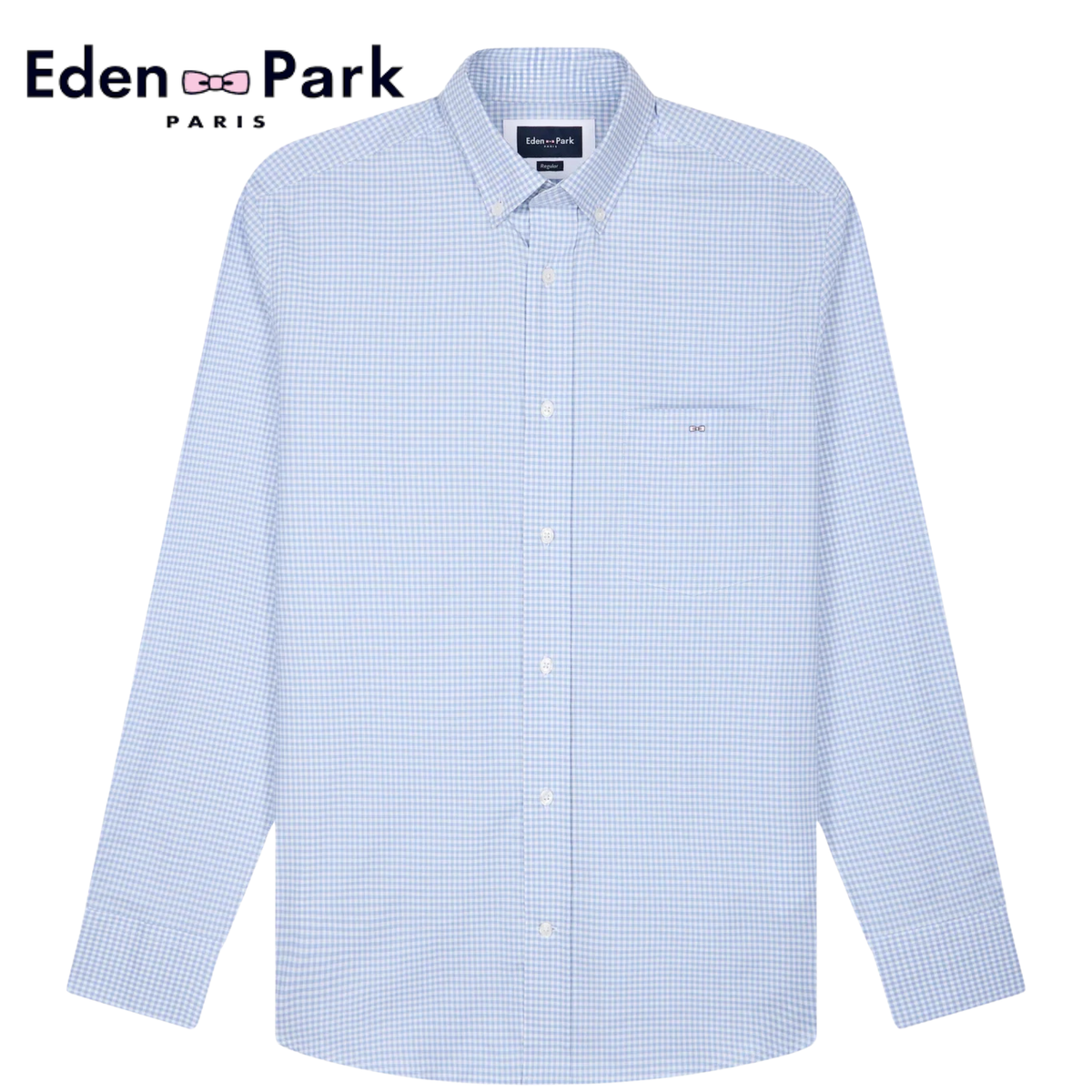 Eden Park Classic Gingham Grey Check Grey