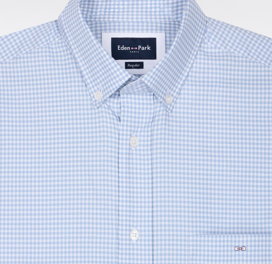 Eden Park Classic Gingham Grey Check Grey