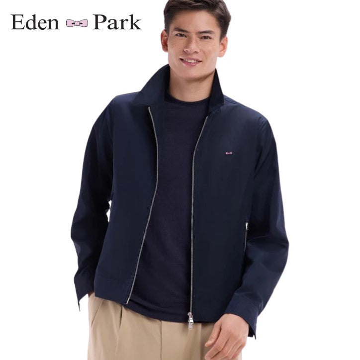 Eden Park Collared Harrington Jacket Navy