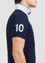Eden Park Number 10 Navy Polo Shirt Navy