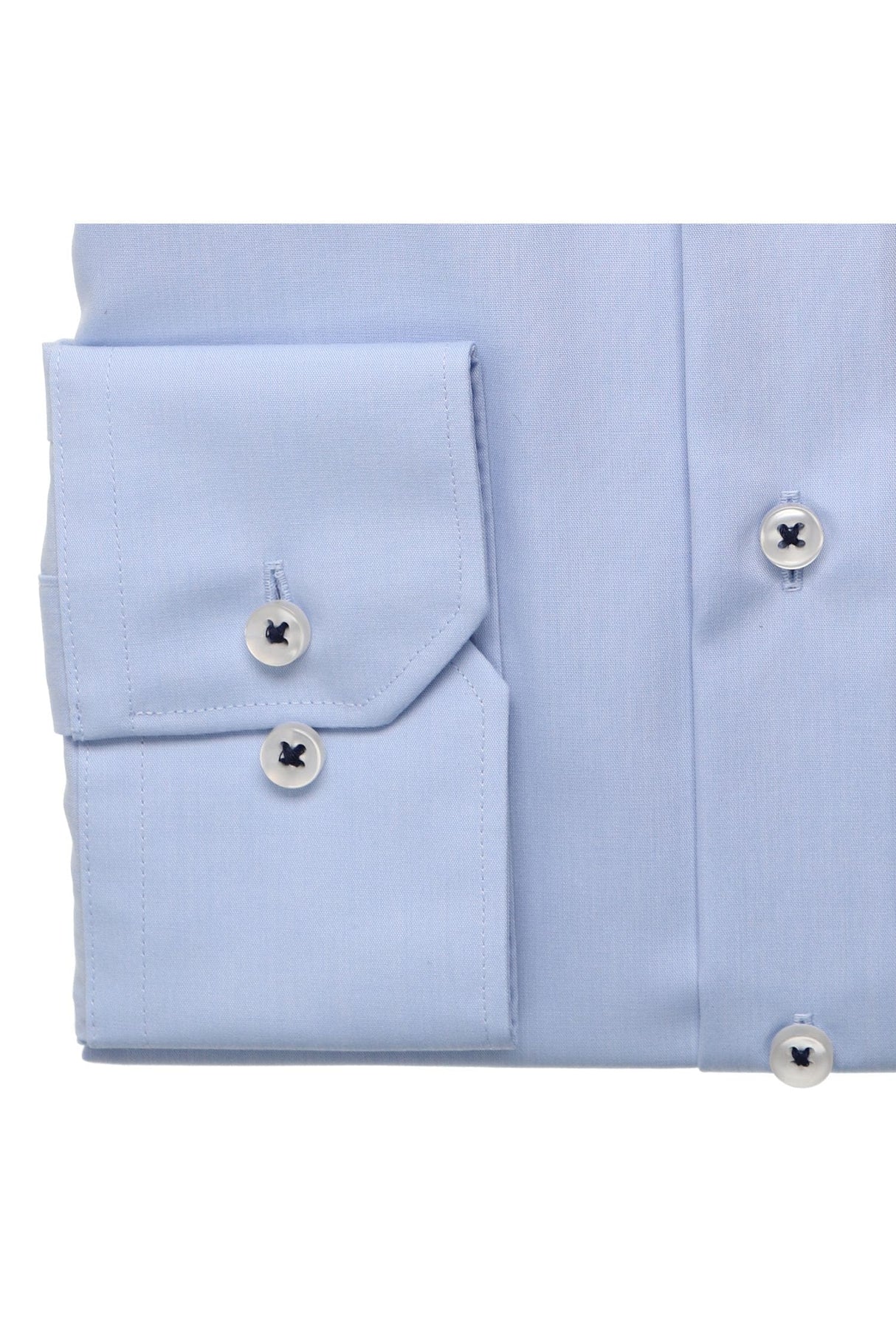 Eterna Light Blue Aqua Ton Formal Shirt Blue