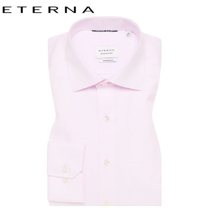 Eterna X-Tall Pink Diamond Twill Shirt Pink