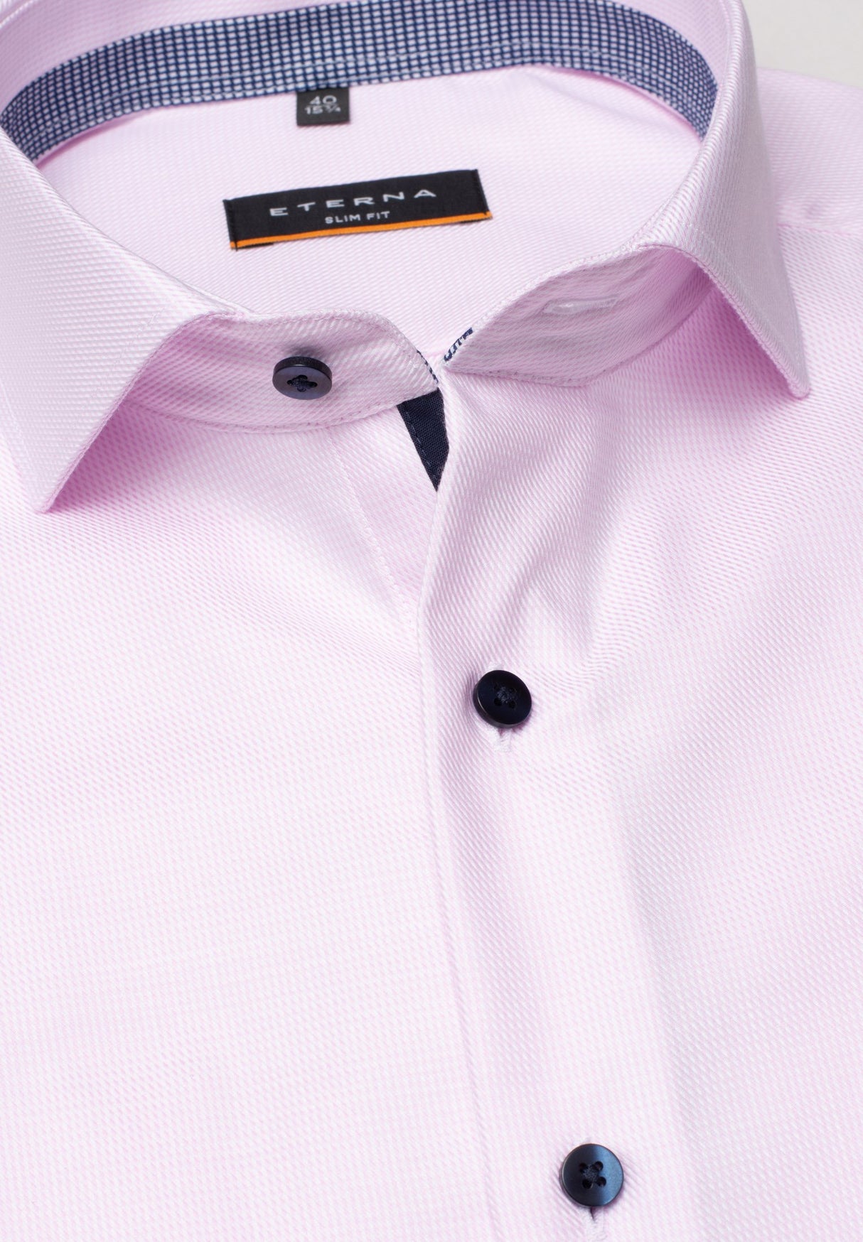 Eterna X-Tall Pink Twill Shirt Pink