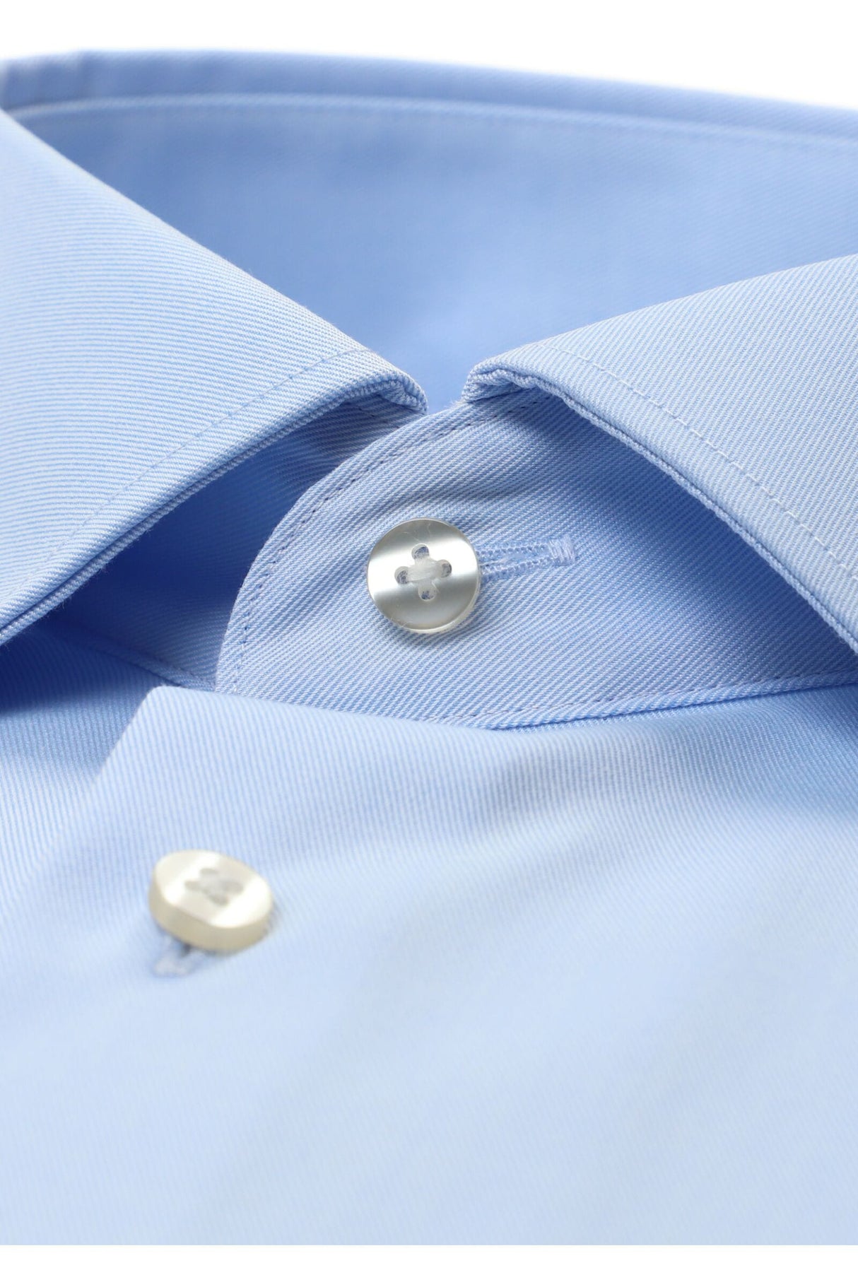 Eterna X-Tall Light Blue Twill Shirt Blue