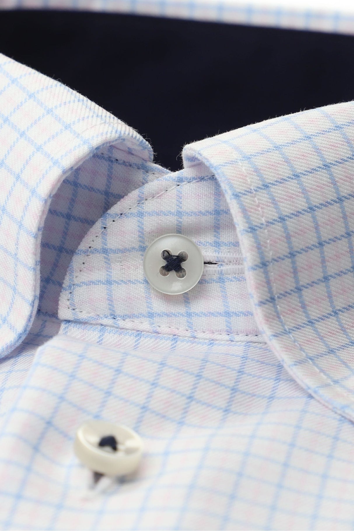 Eterna Xtall Blue And Pink Check Blue