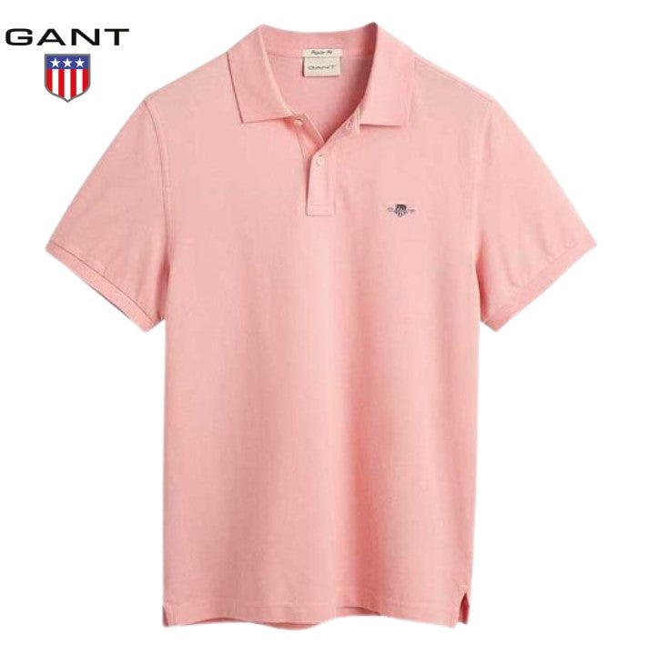 Gant Shield Pique Pink Polo Pink