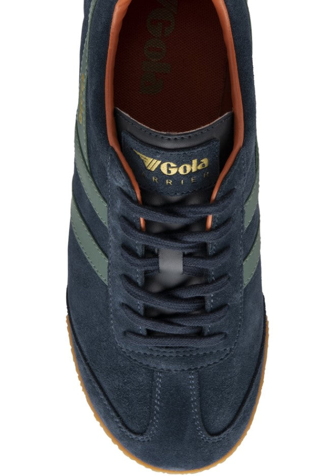 Gola Harrier Suede Navy & Sage Sneakers Navy